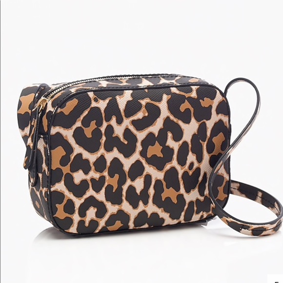 leopard print crossbody purse